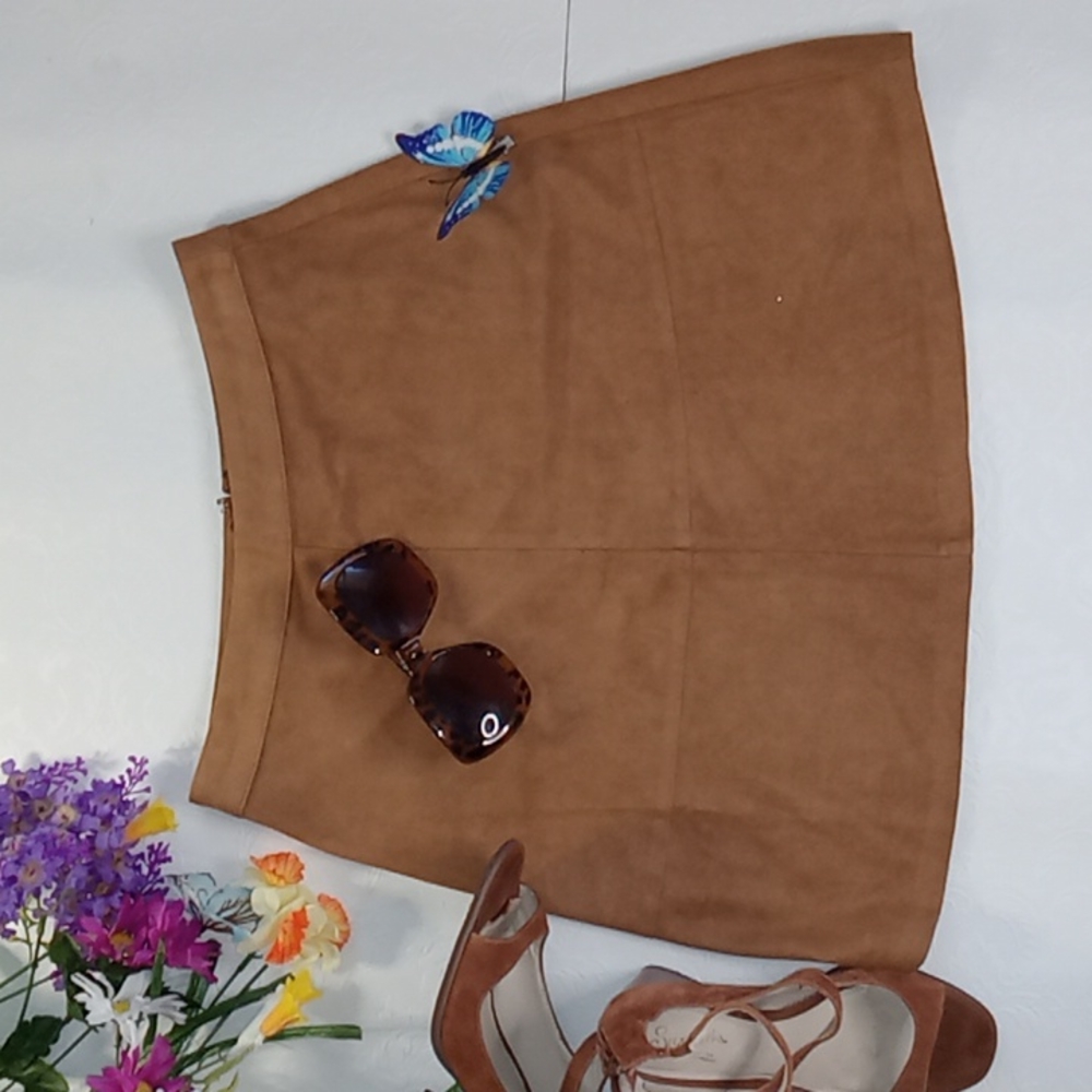 Sans Souci faux suede skirt
